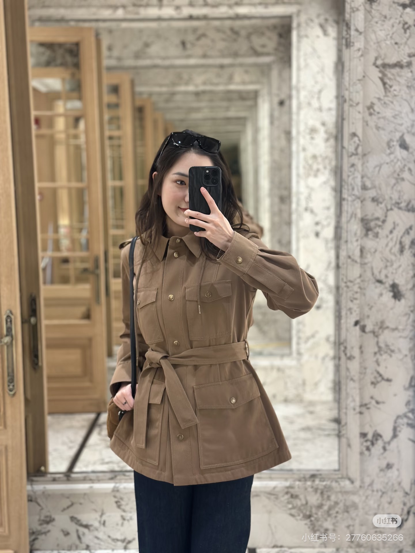 Monc 26fw hooded belted trench coats