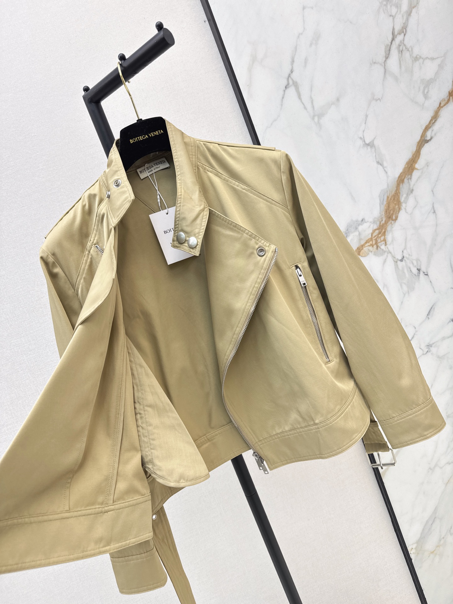 Bott 26fw cropped trench jacket