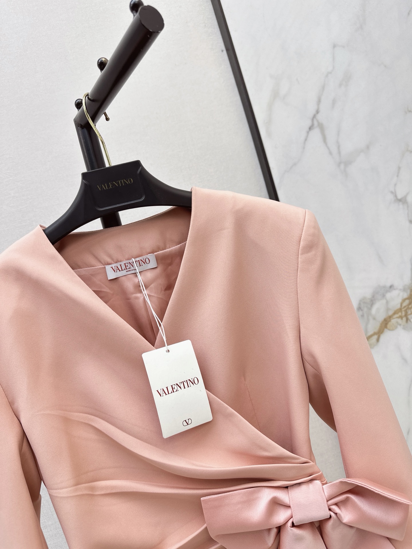 Valen 26fw V-Neck Wrap Bow-Waist Jacket