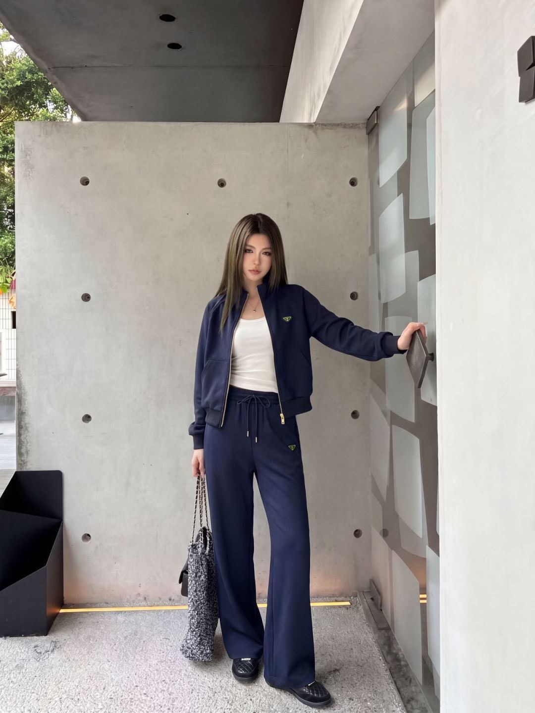 Pra 26fw casual jacket pants sets