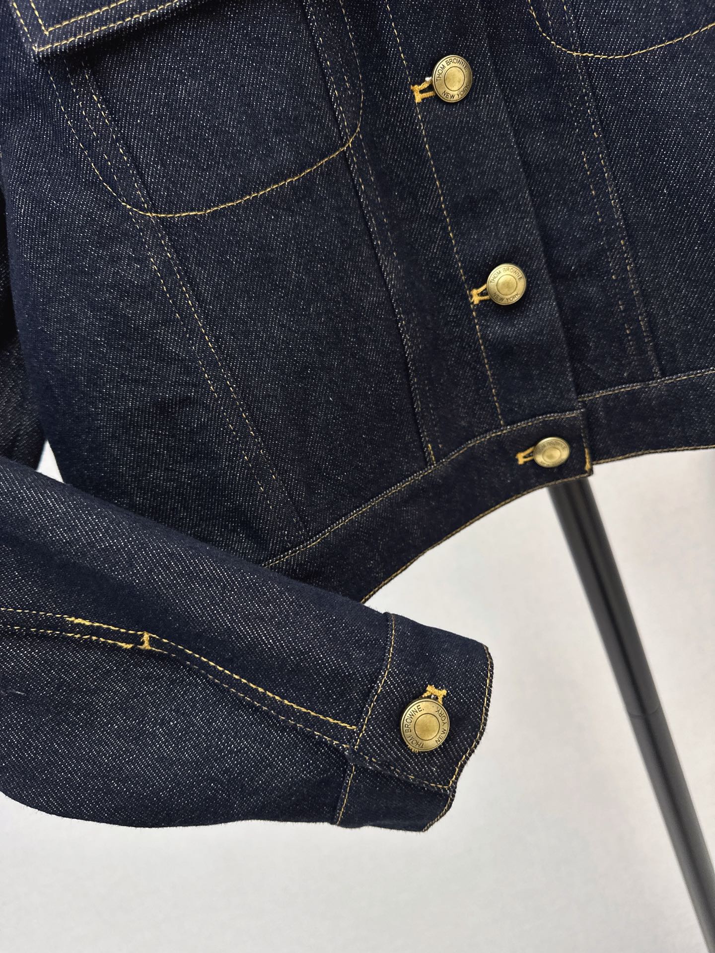Thom 26fw cropped denim jacket