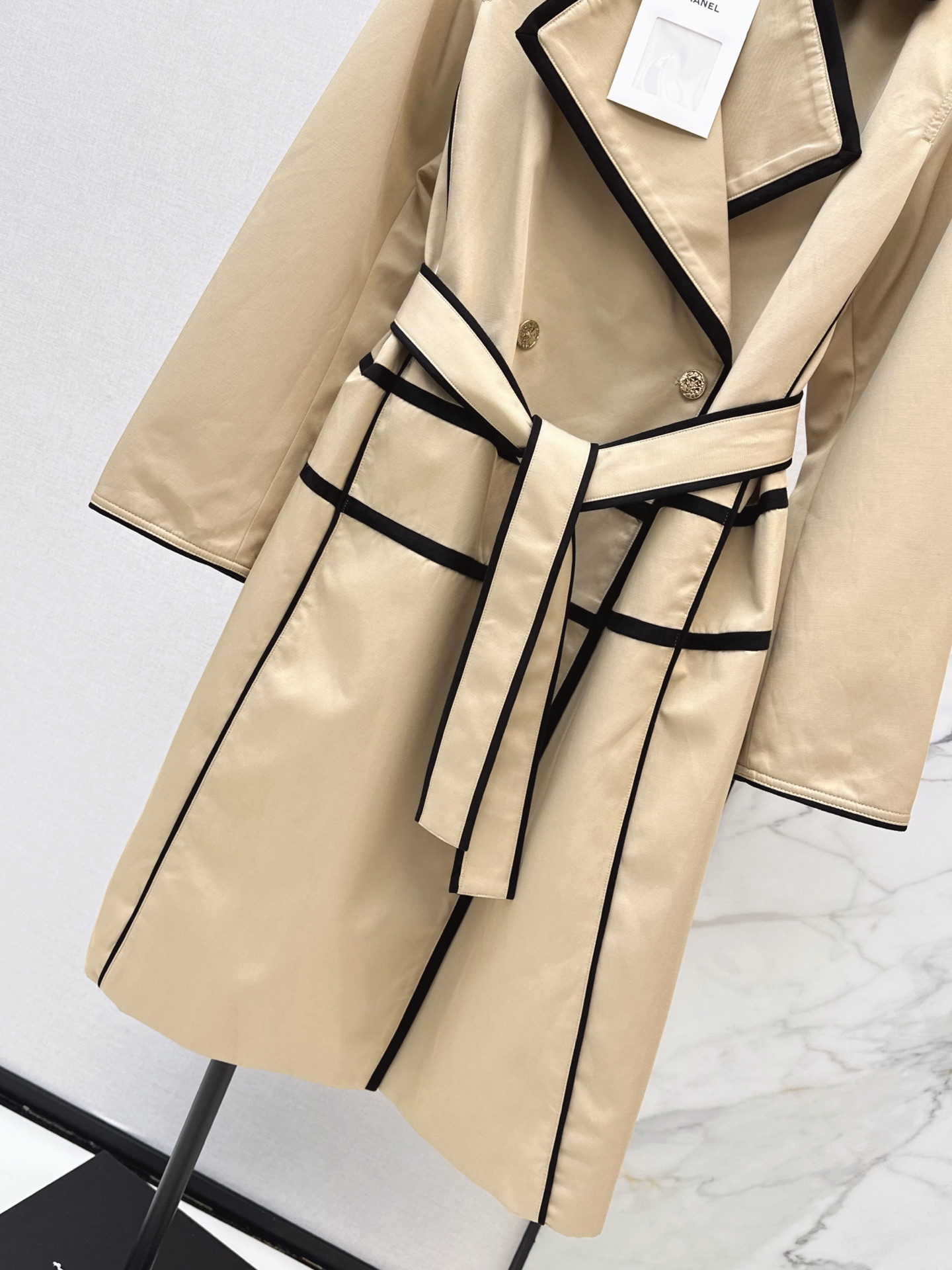 Chan 26fw belted trench coats