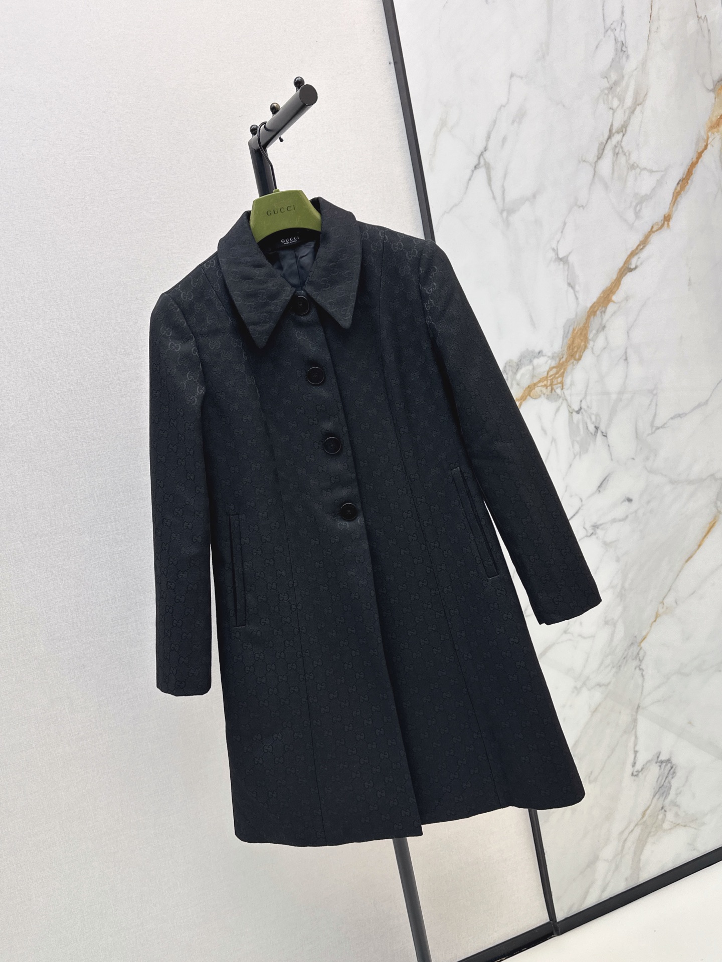 Guc 26fw long jacquard jacket