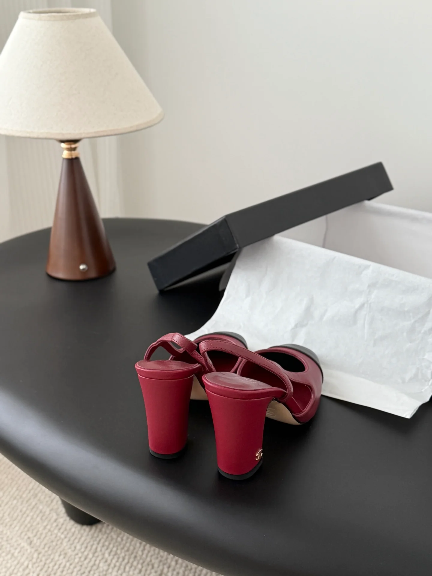 Chan 25fw slingback heels