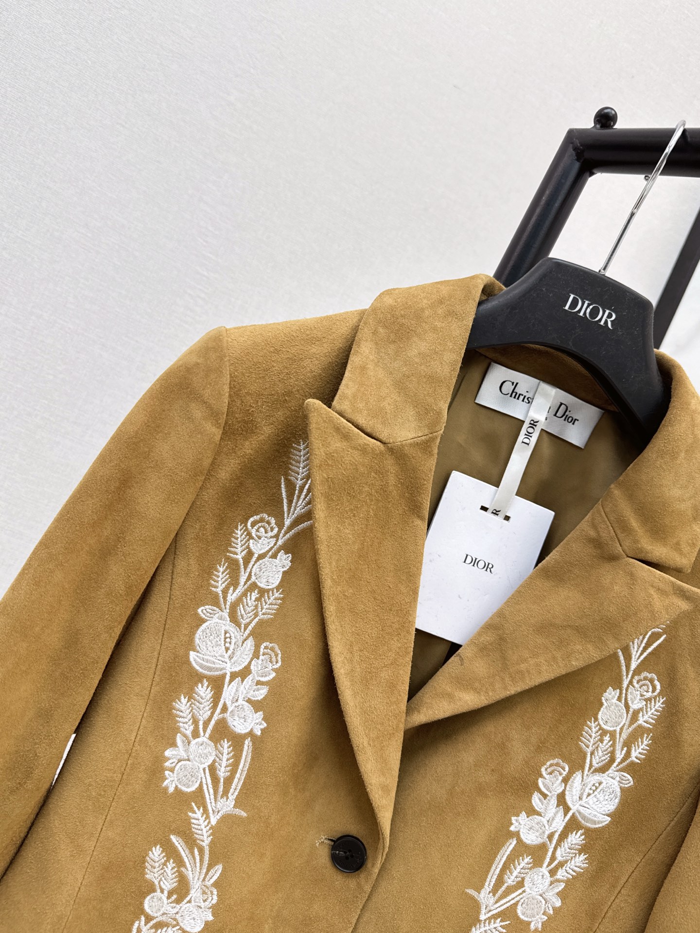 CD 26fw suede fleece embroidery blazer