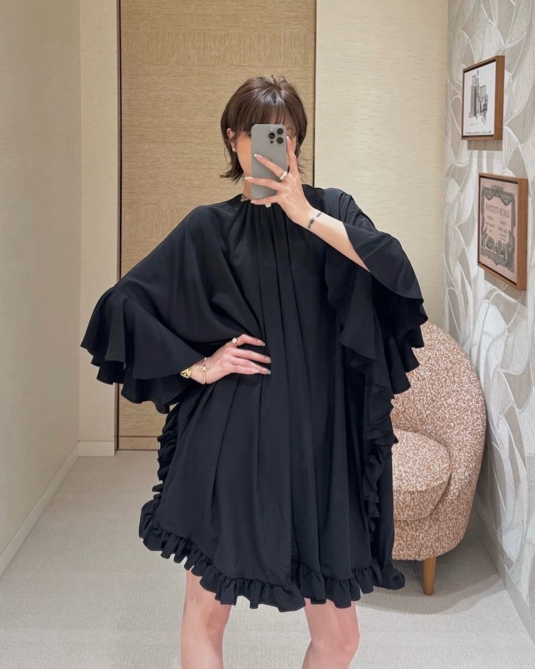Loui 26fw dolman sleeve dress