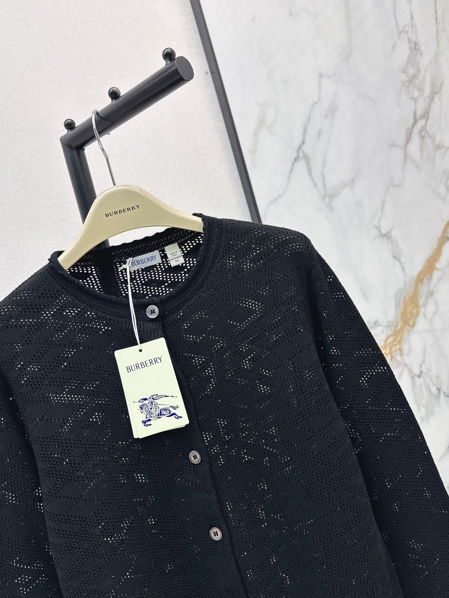 Bur 26fw jacquard cardigan
