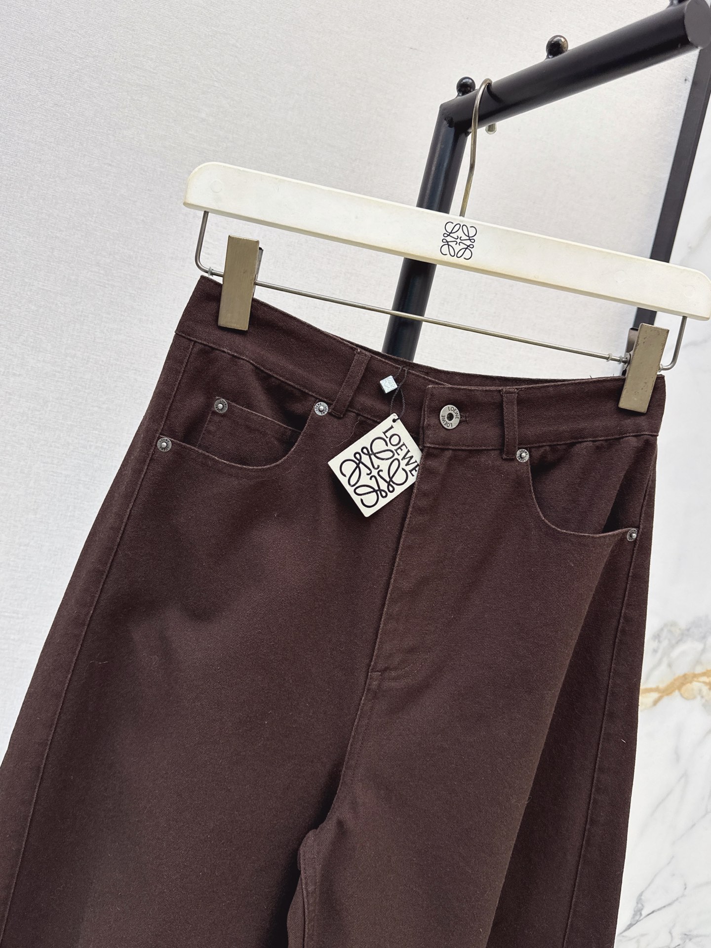 Loe 26fw straight-leg pants