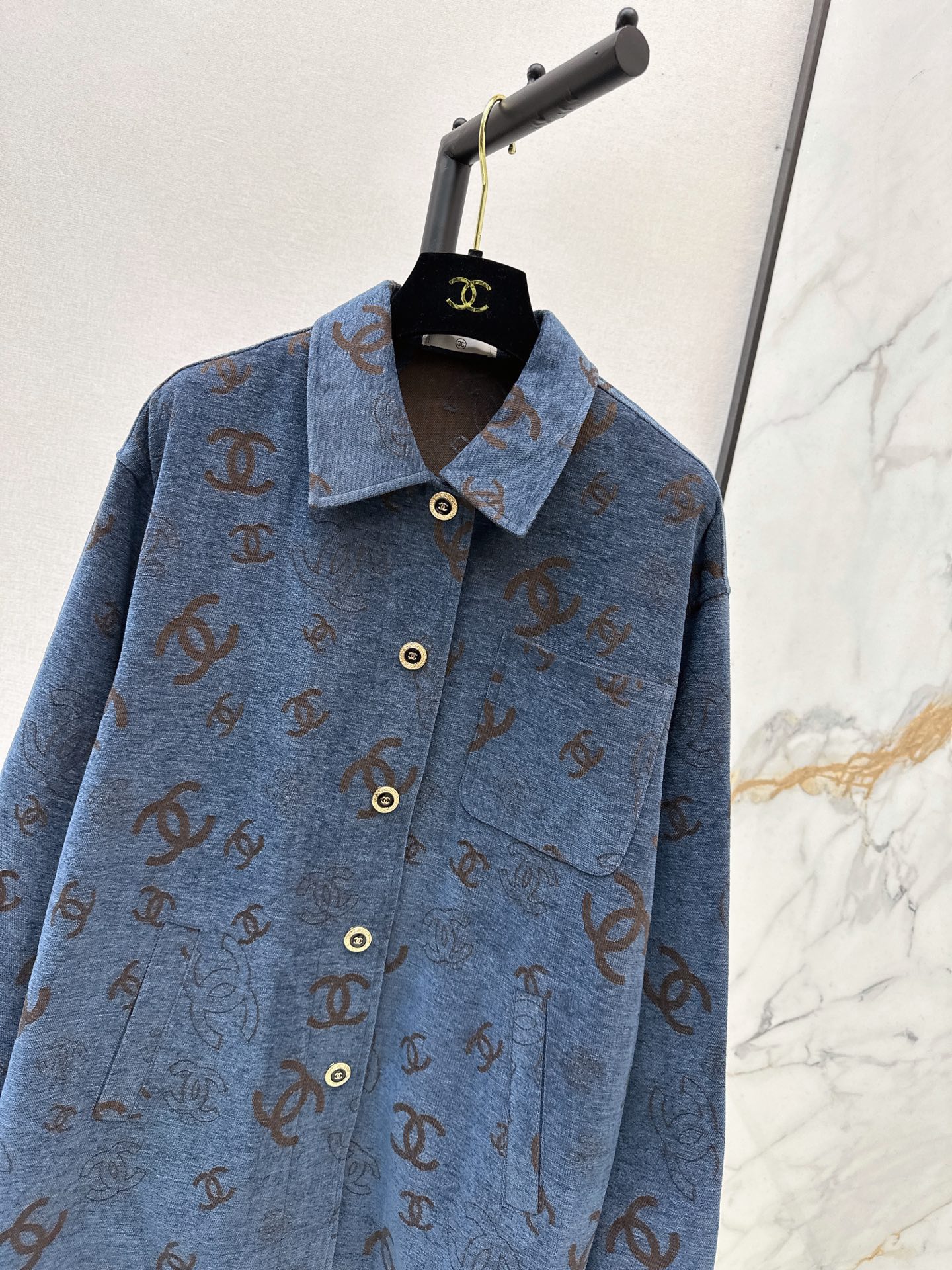 Chan 26fw print jacket