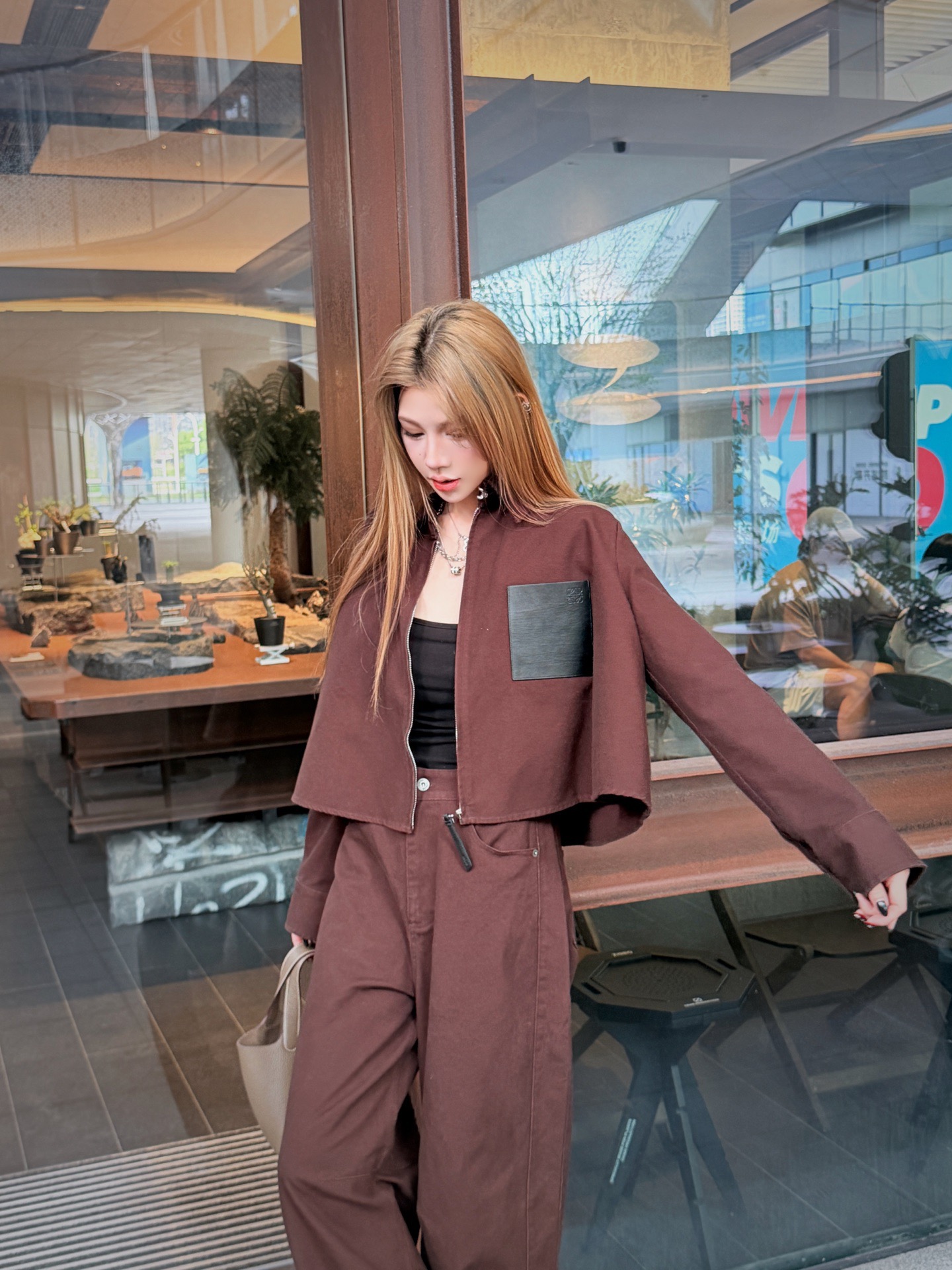 Loe 26fw straight-leg pants
