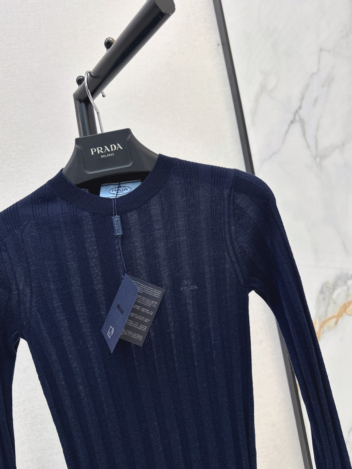 Pra 26fw knit basic tee