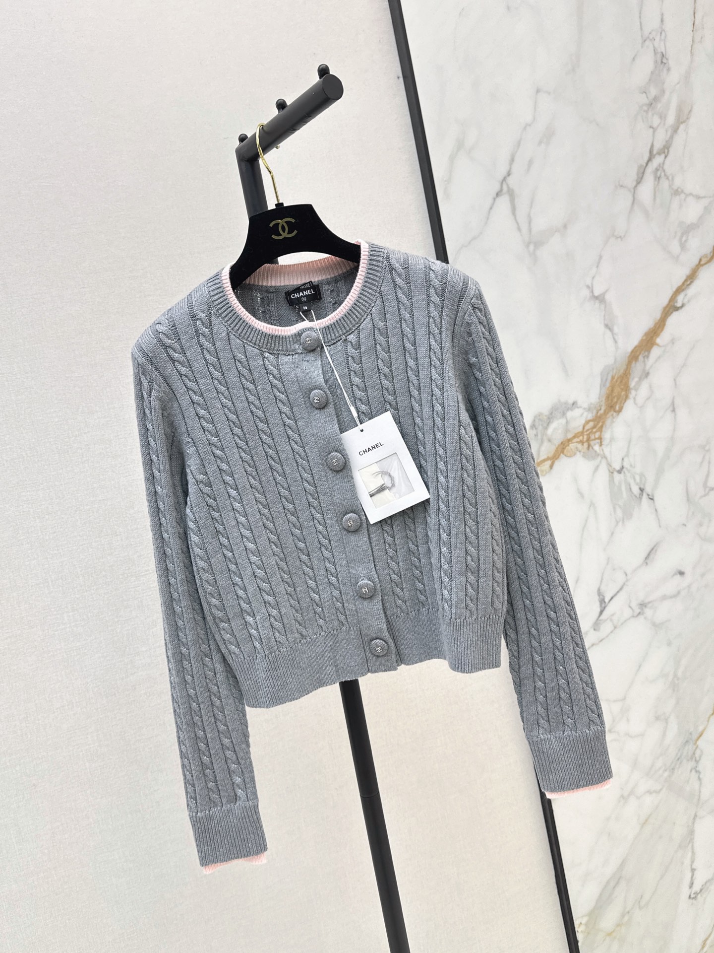 Chan 26fw ceble knit cardigan