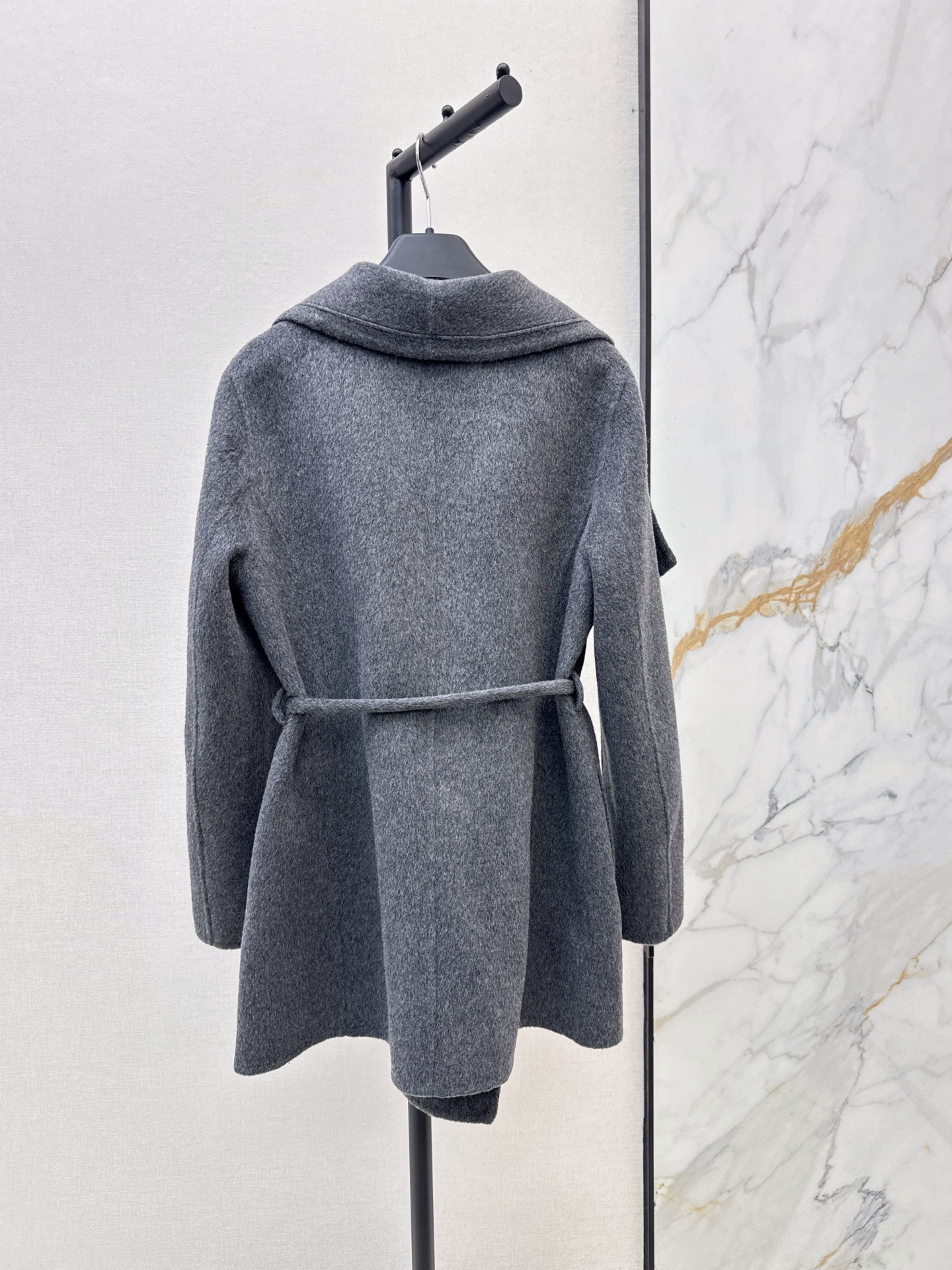 Max 26fw belted woolen overcoats