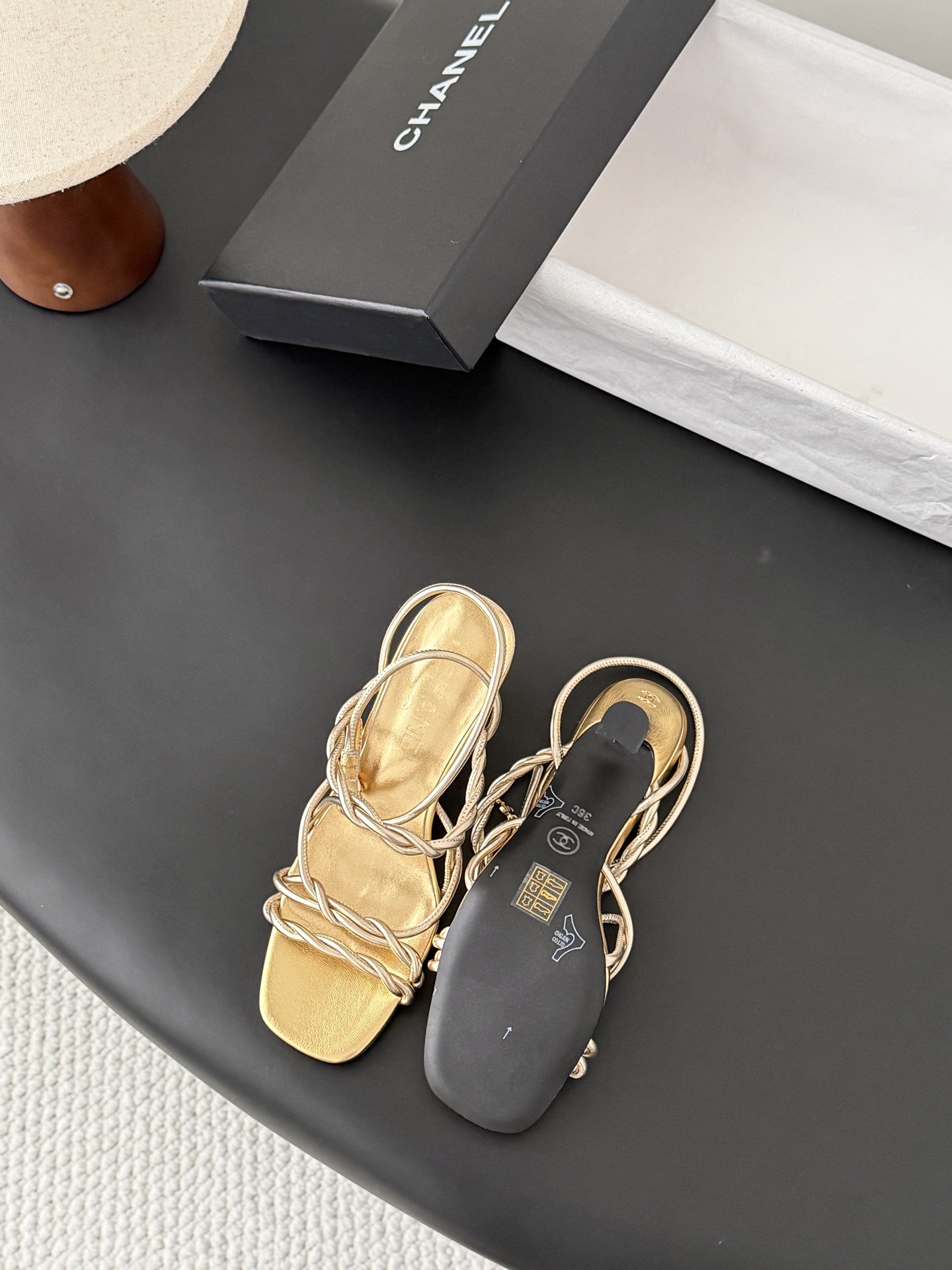 Chan 26K kitten sandals