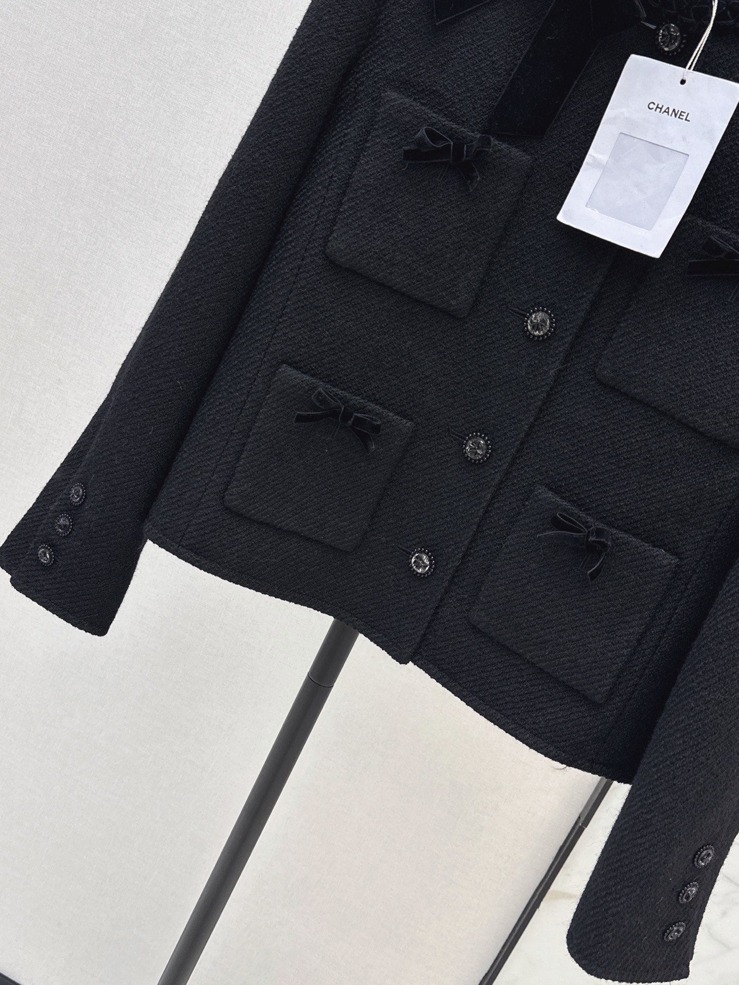 Chan 26fw bow woven jacket