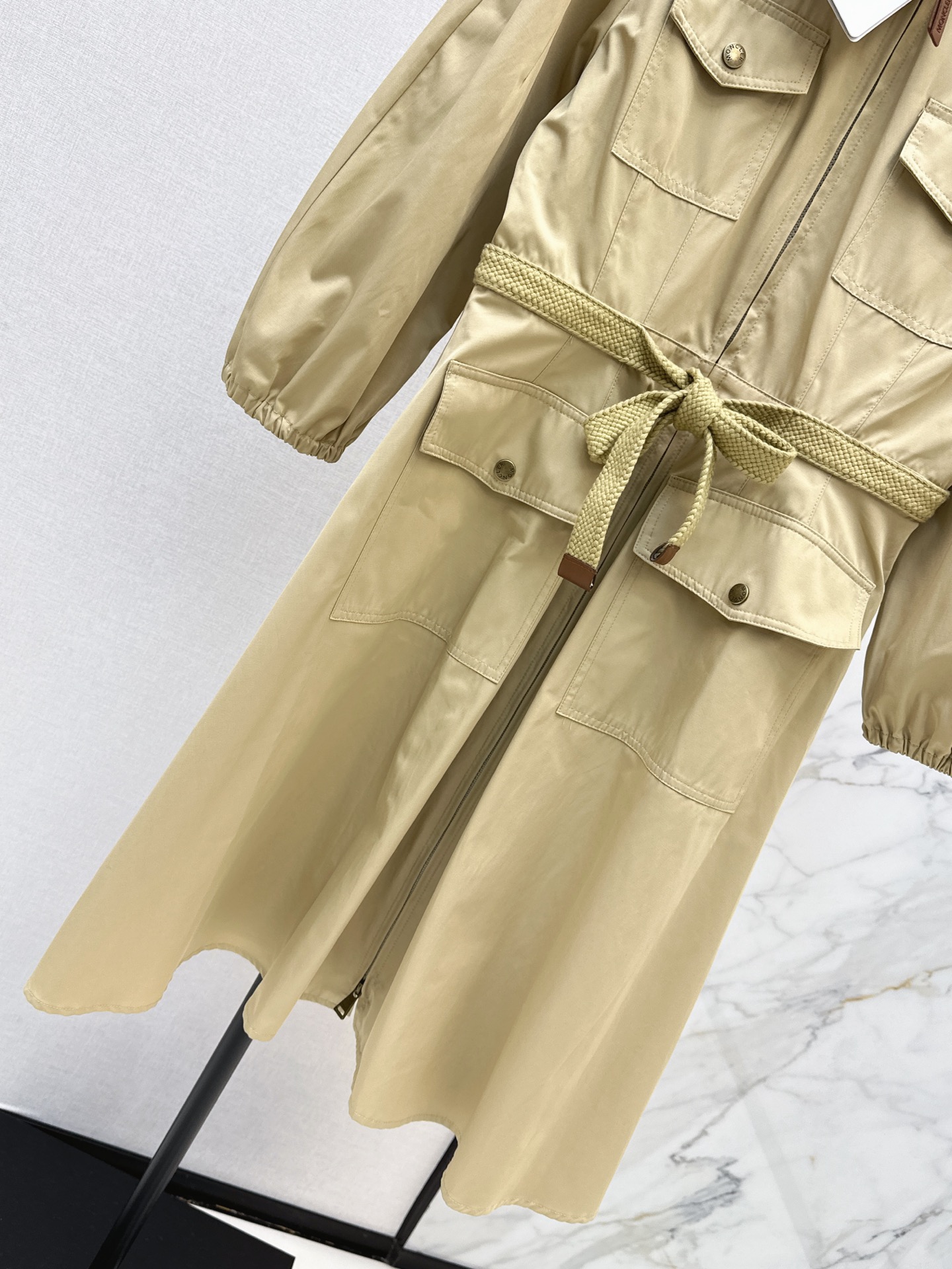 Monc 26fw drawstring dress