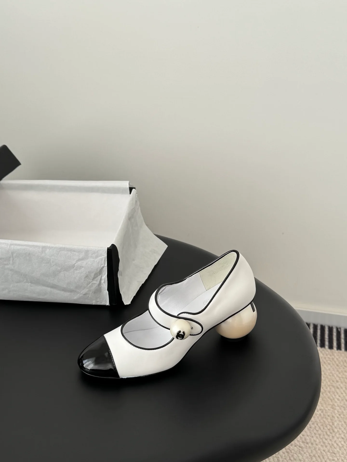 Chan 25fw mary jane chunky heel