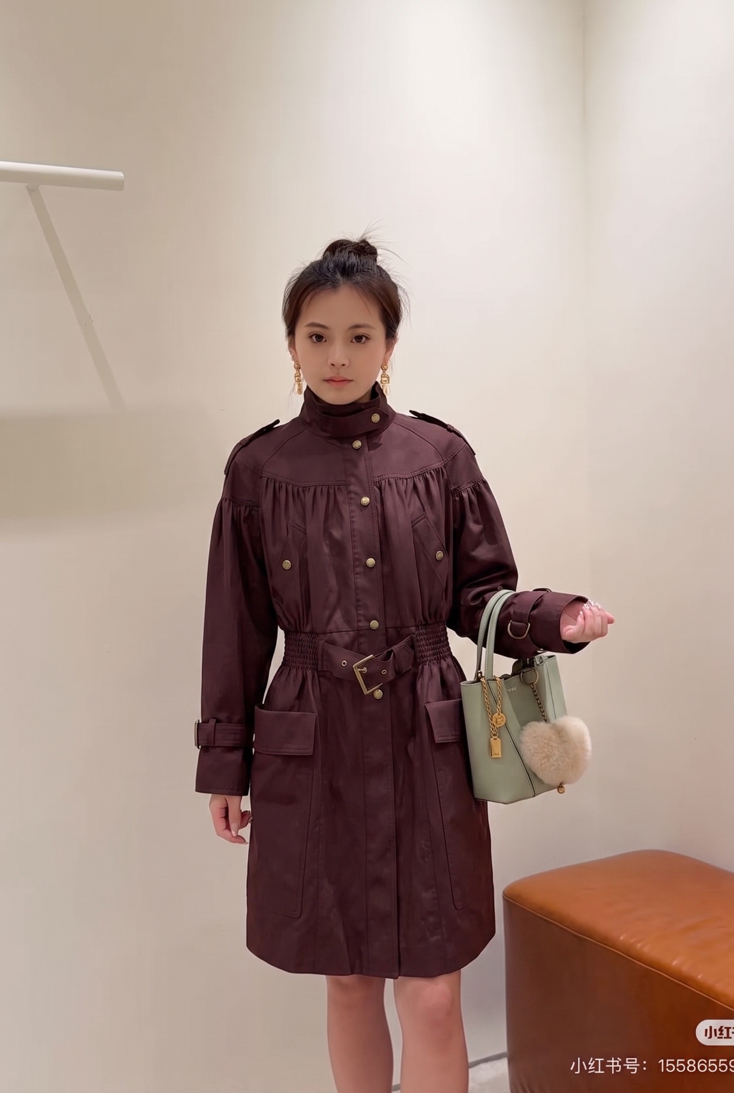 Chol 26fw trench coats dress