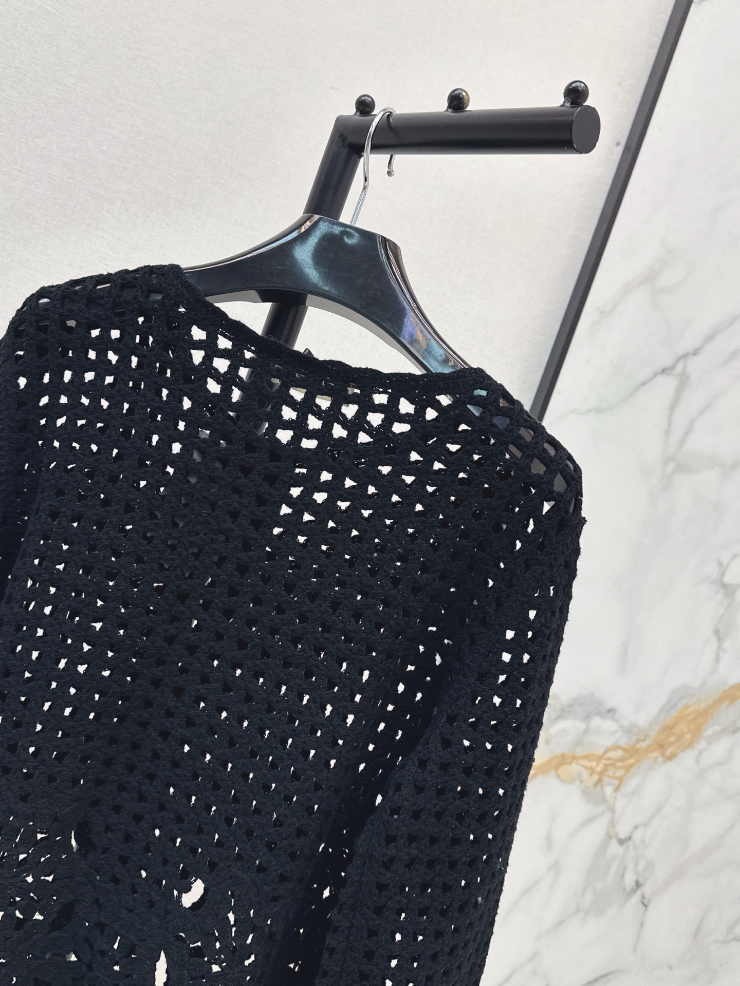 Celi 26fw hollow knit cardigan