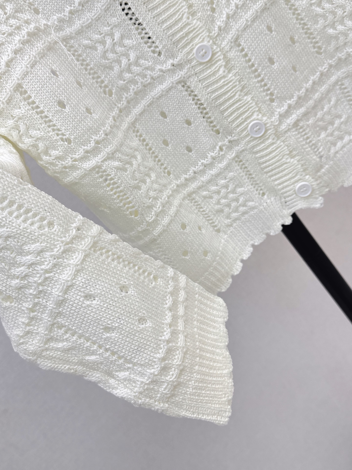 Chan 26fw jacquard knit cardigan