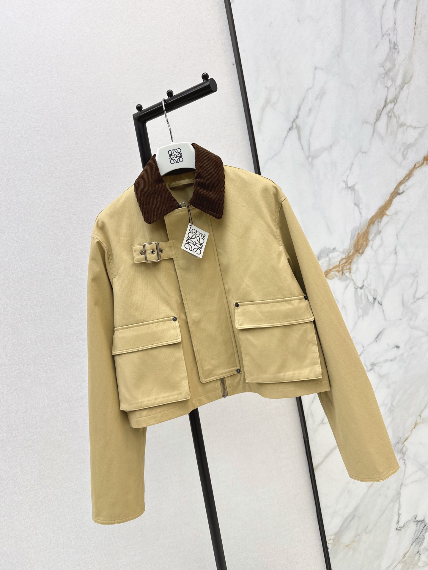 Loe 26fw zipper denim jacket