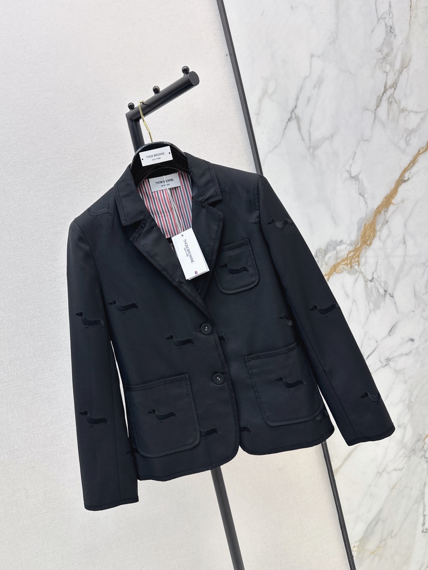 Thom 26fw embroidery blazer
