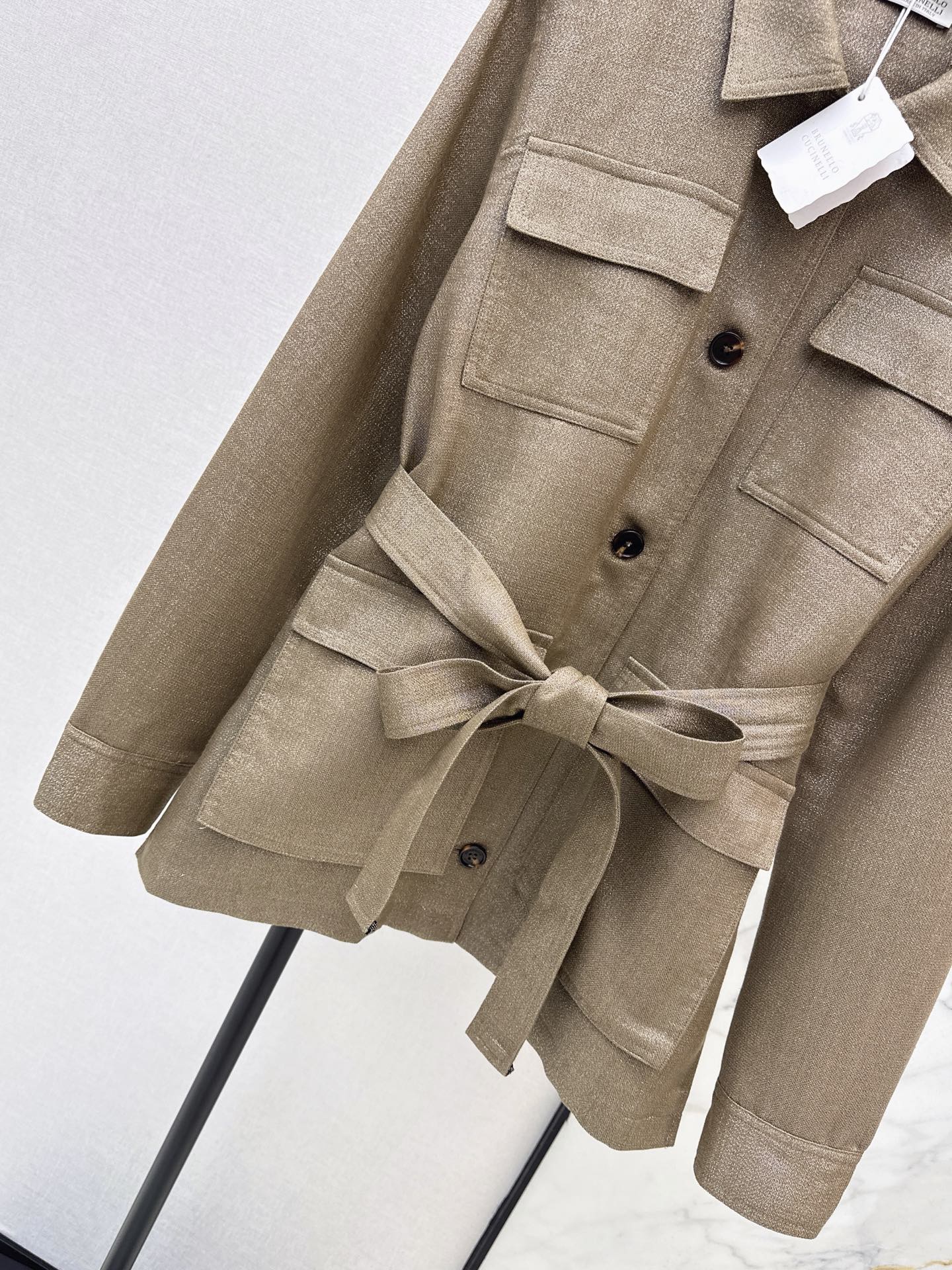 Brun 26fw belted jacket