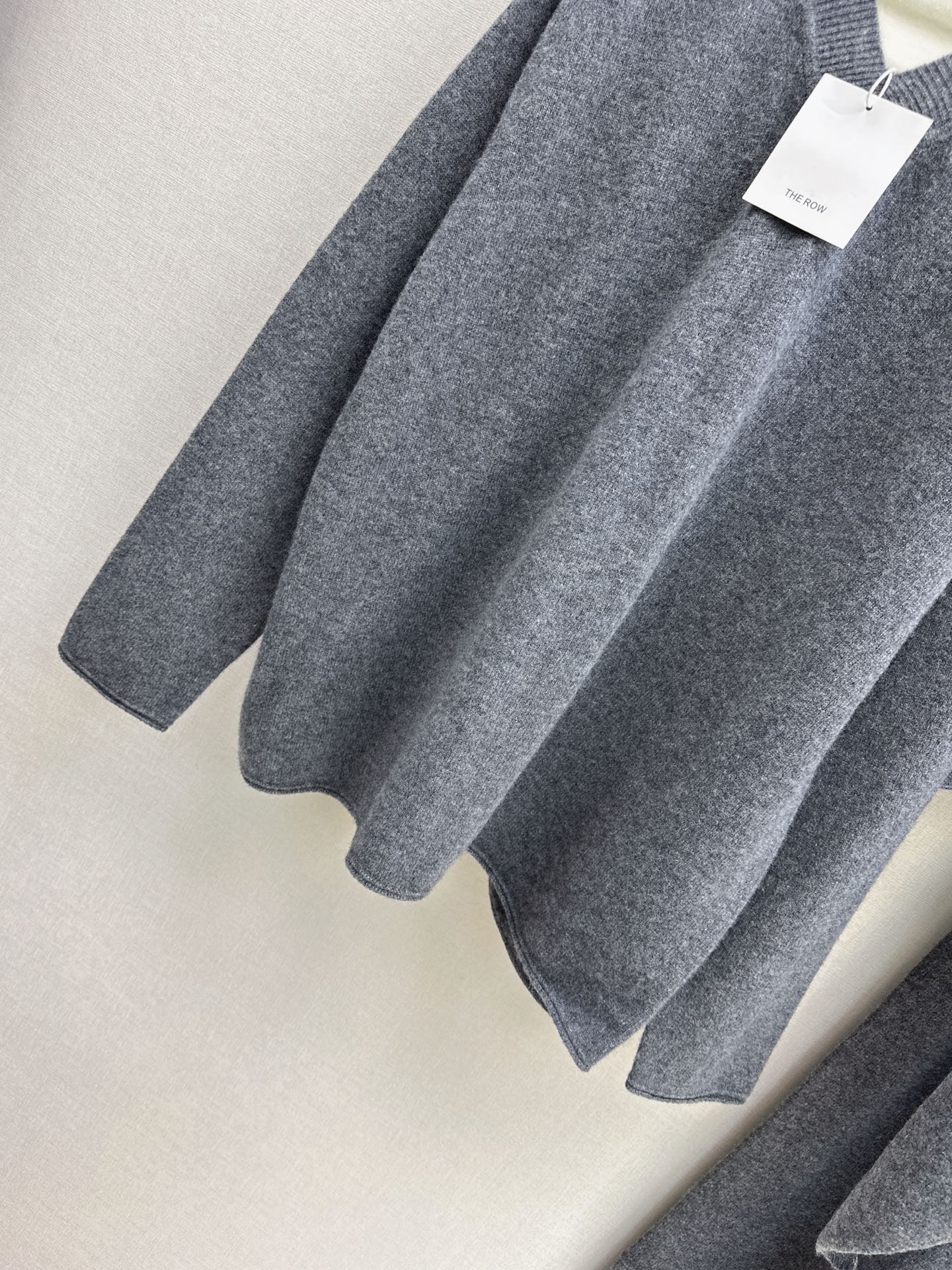 Row 26fw wool cape sweater pants sets