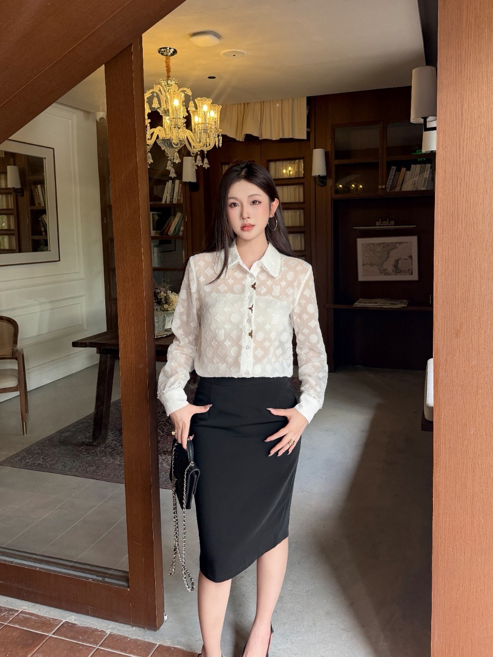 Loui 26fw jacquard shirt