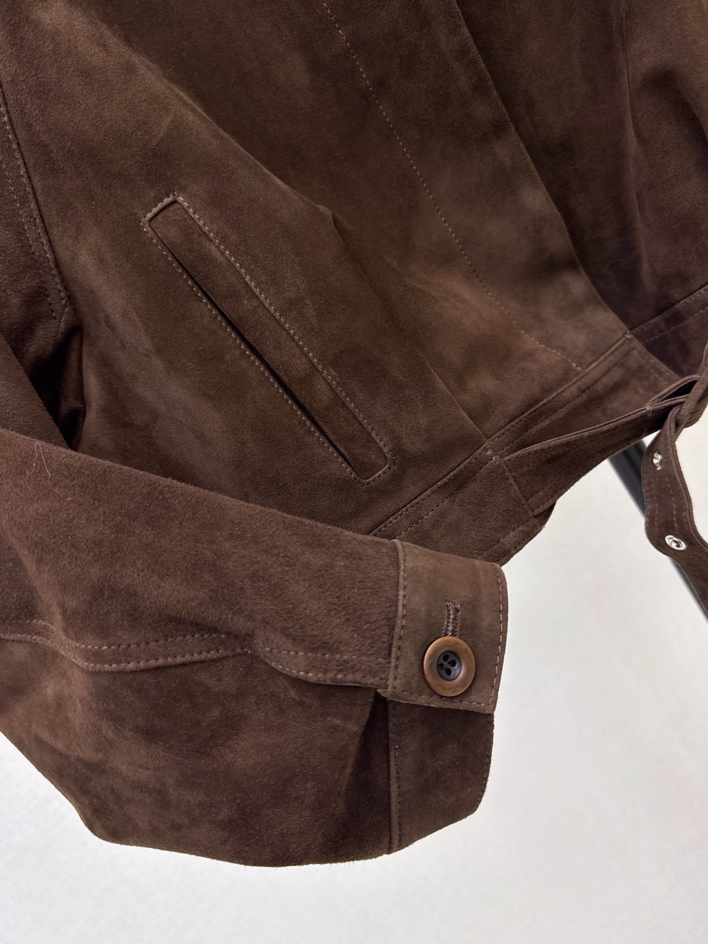 Bott 26fw suede leather jacket