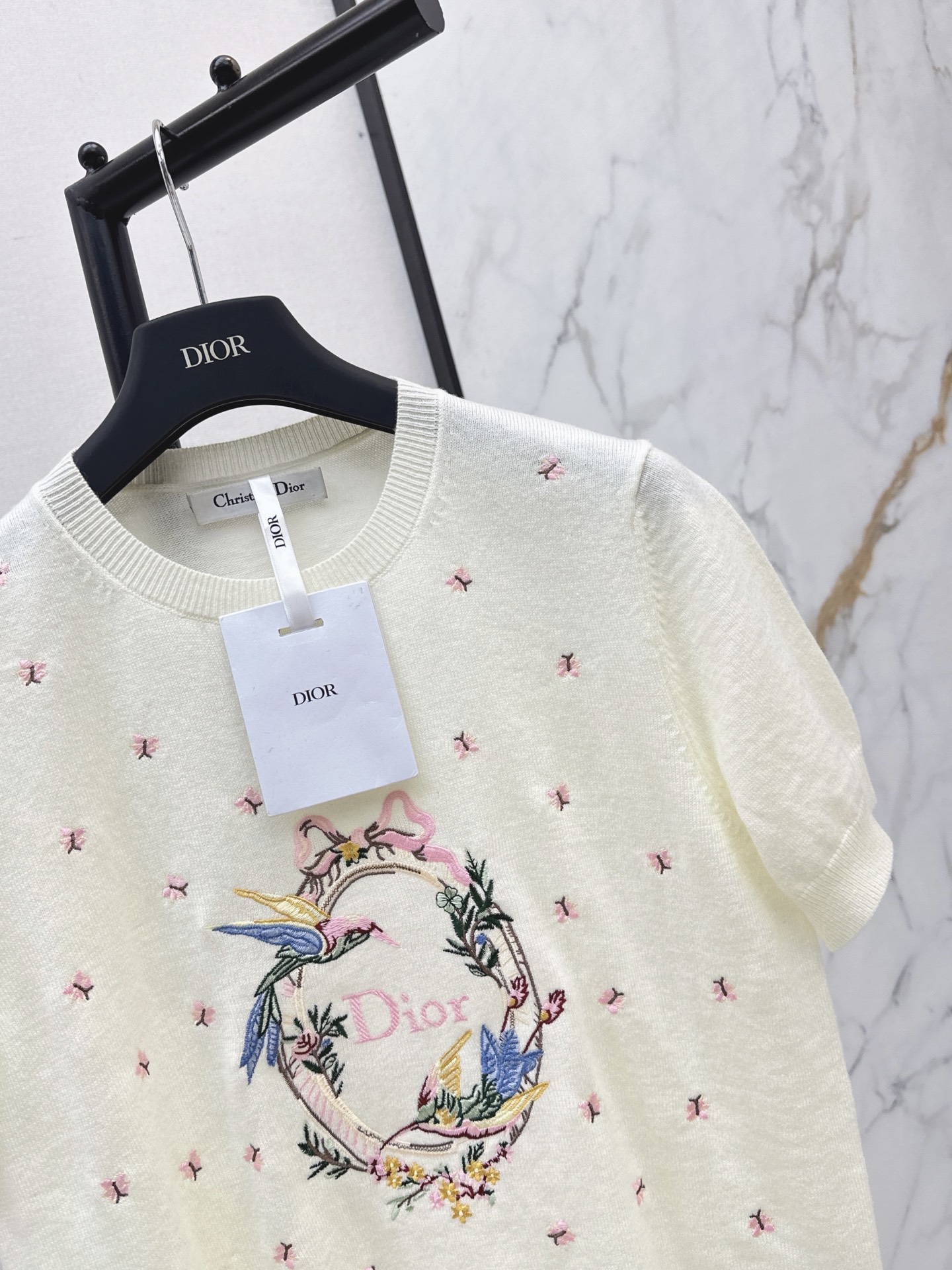 CD 26fw embroidery sweater