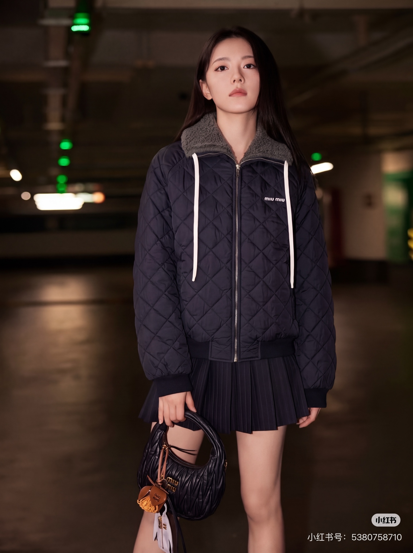 Miu 26fw padded jacket
