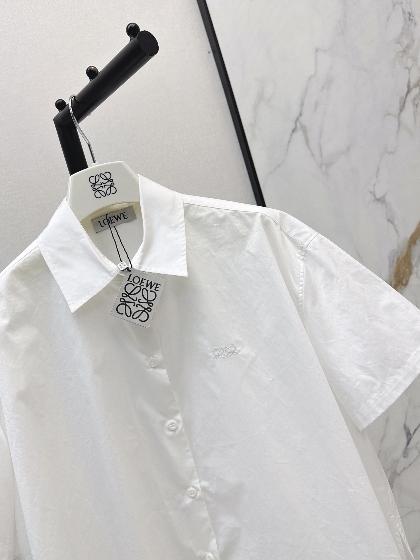 Loe 26fw cropped shirt
