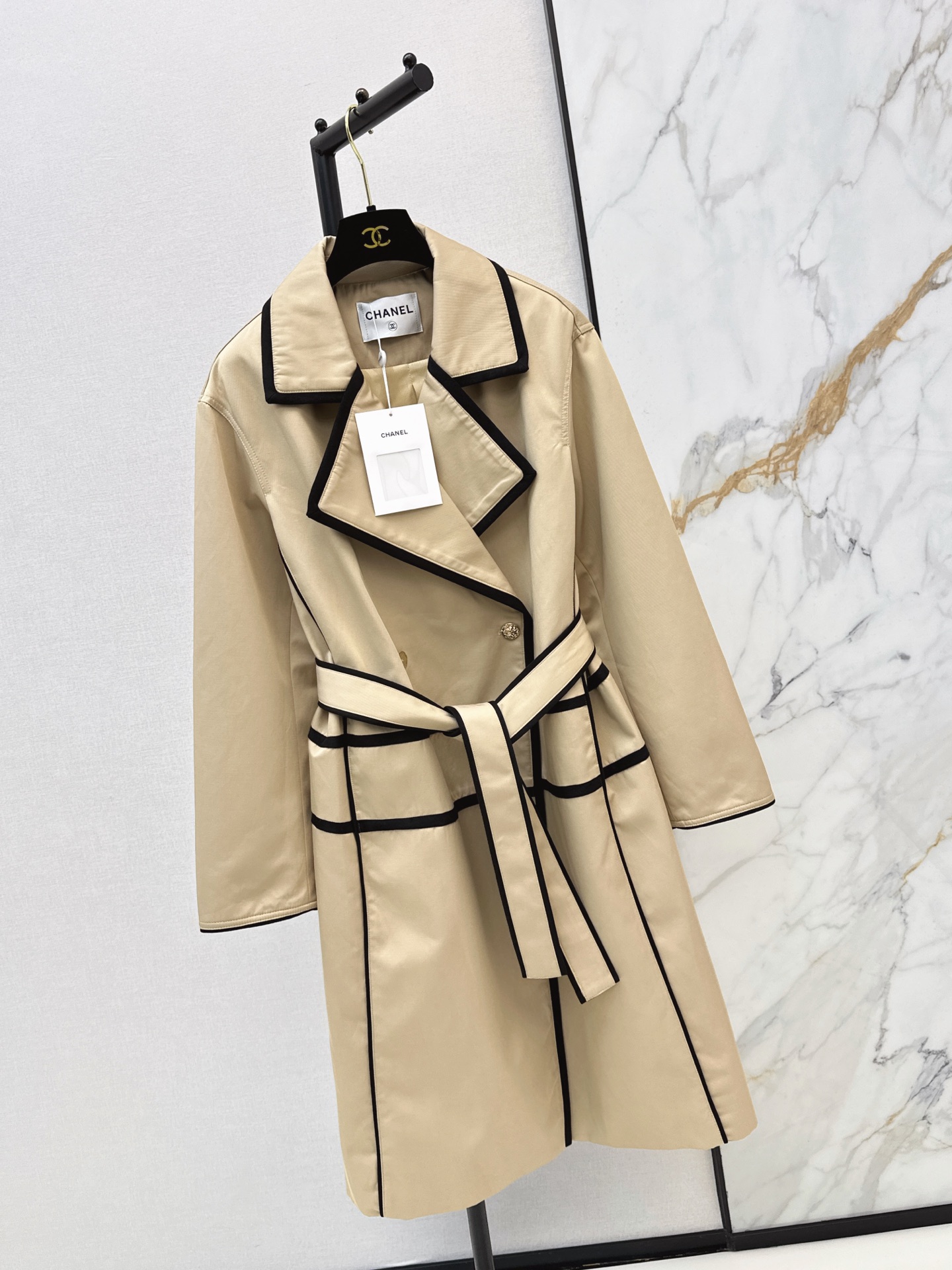 Chan 26fw belted trench coats