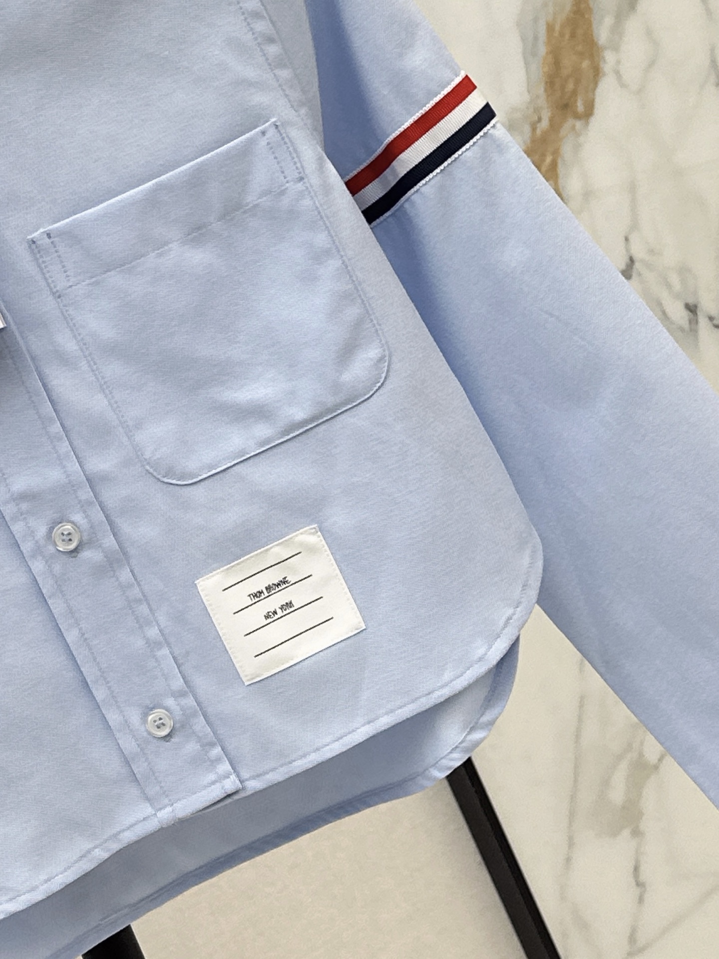 Thom 26fw cropped shirt