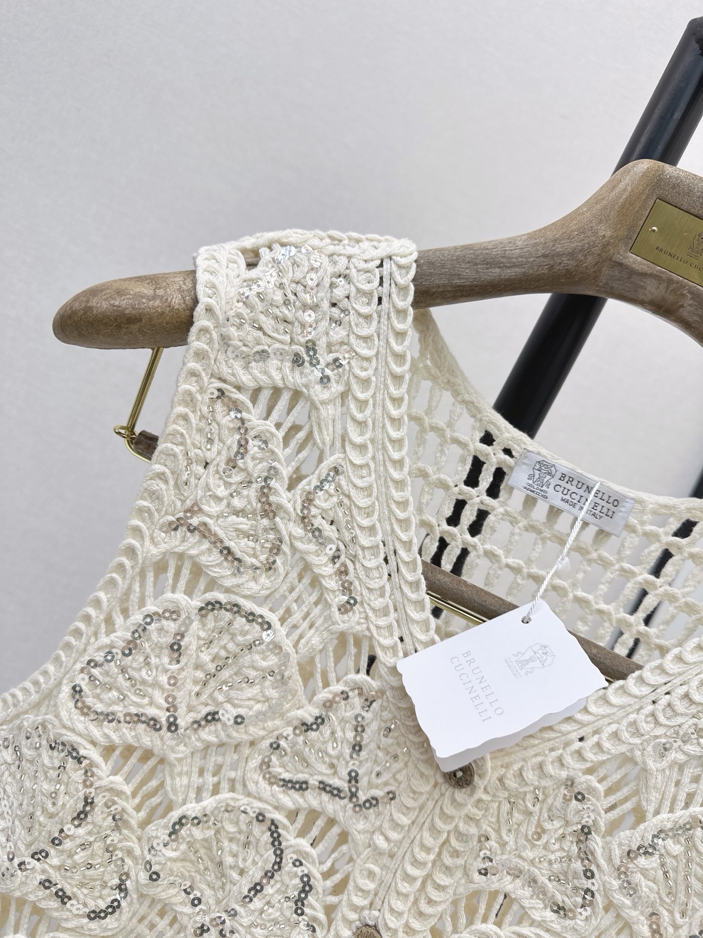 Brun 26ss crochet vest