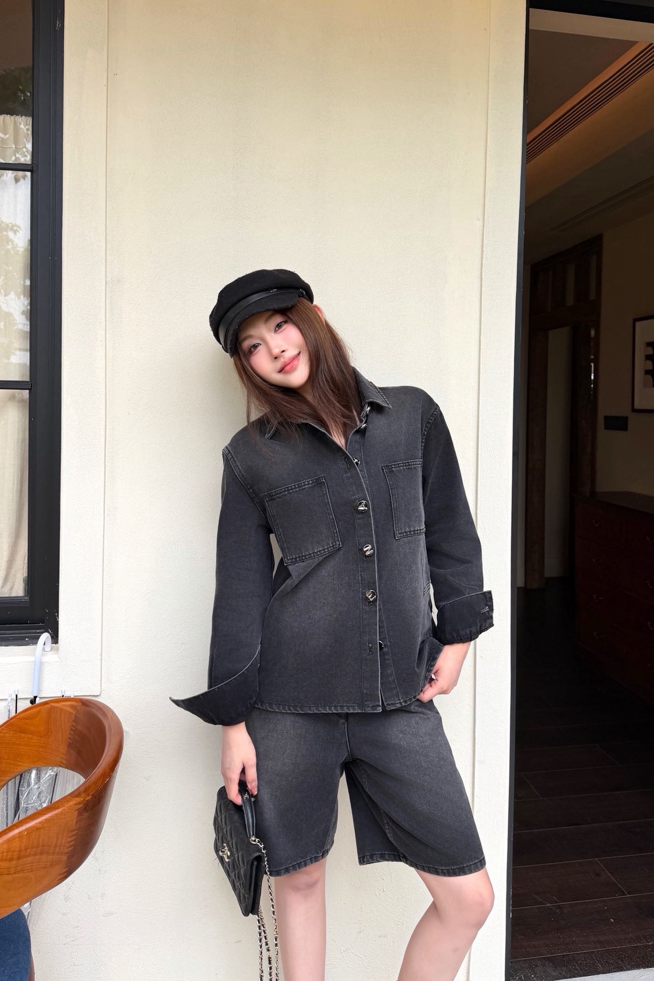 Chan 26fw denim shirt