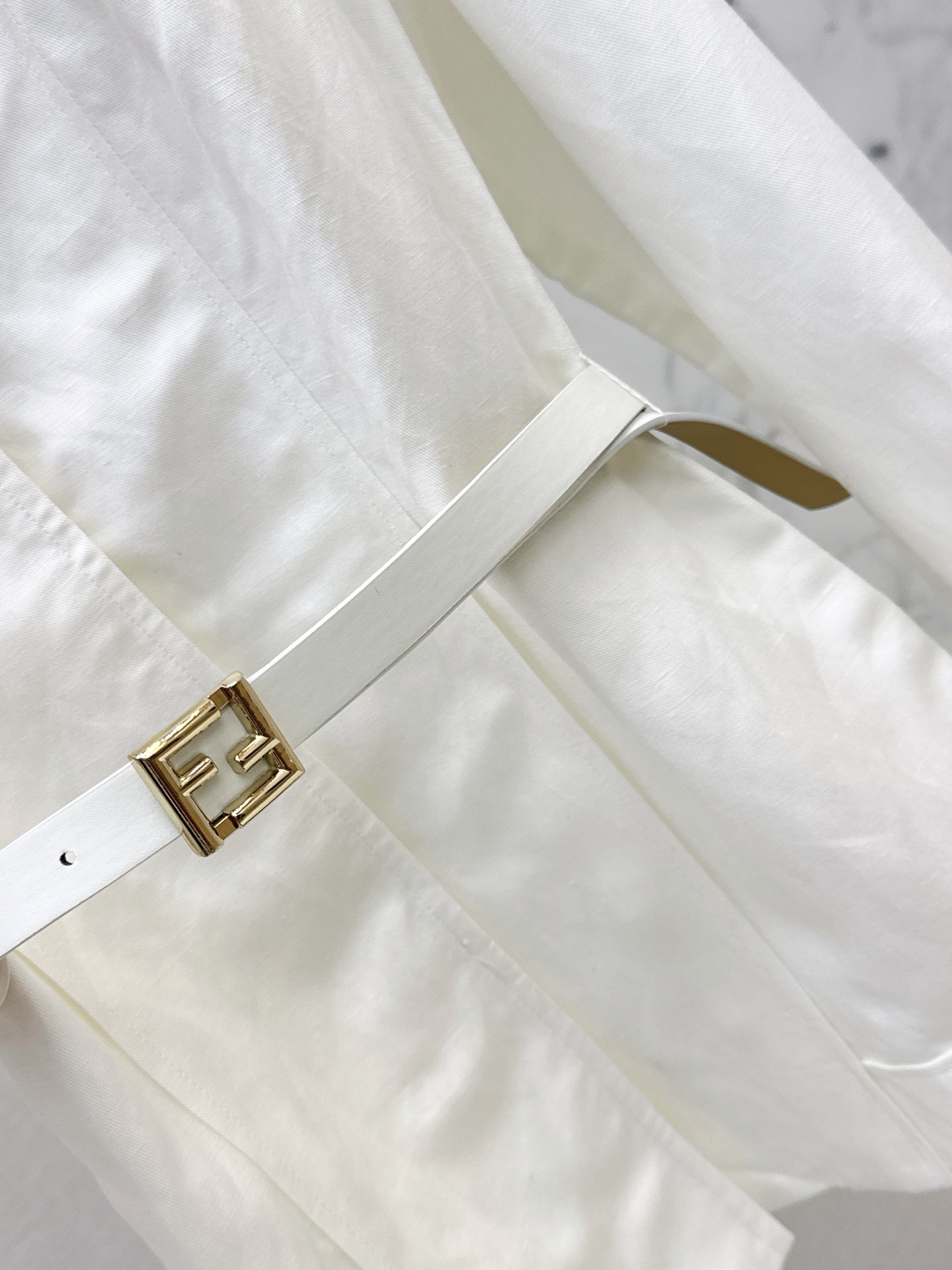 Fend 26fw belted shirt