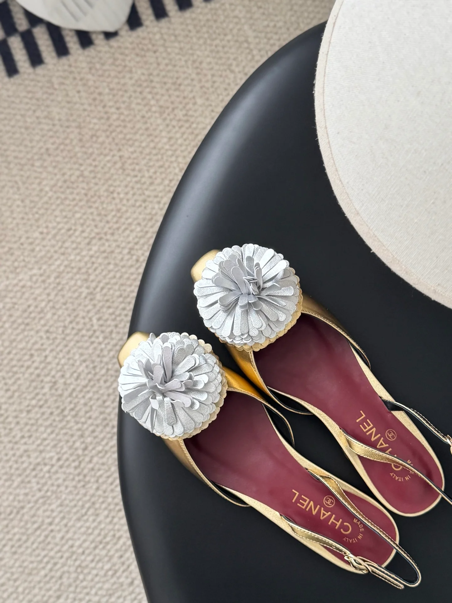 Chan 26ss slingback flats