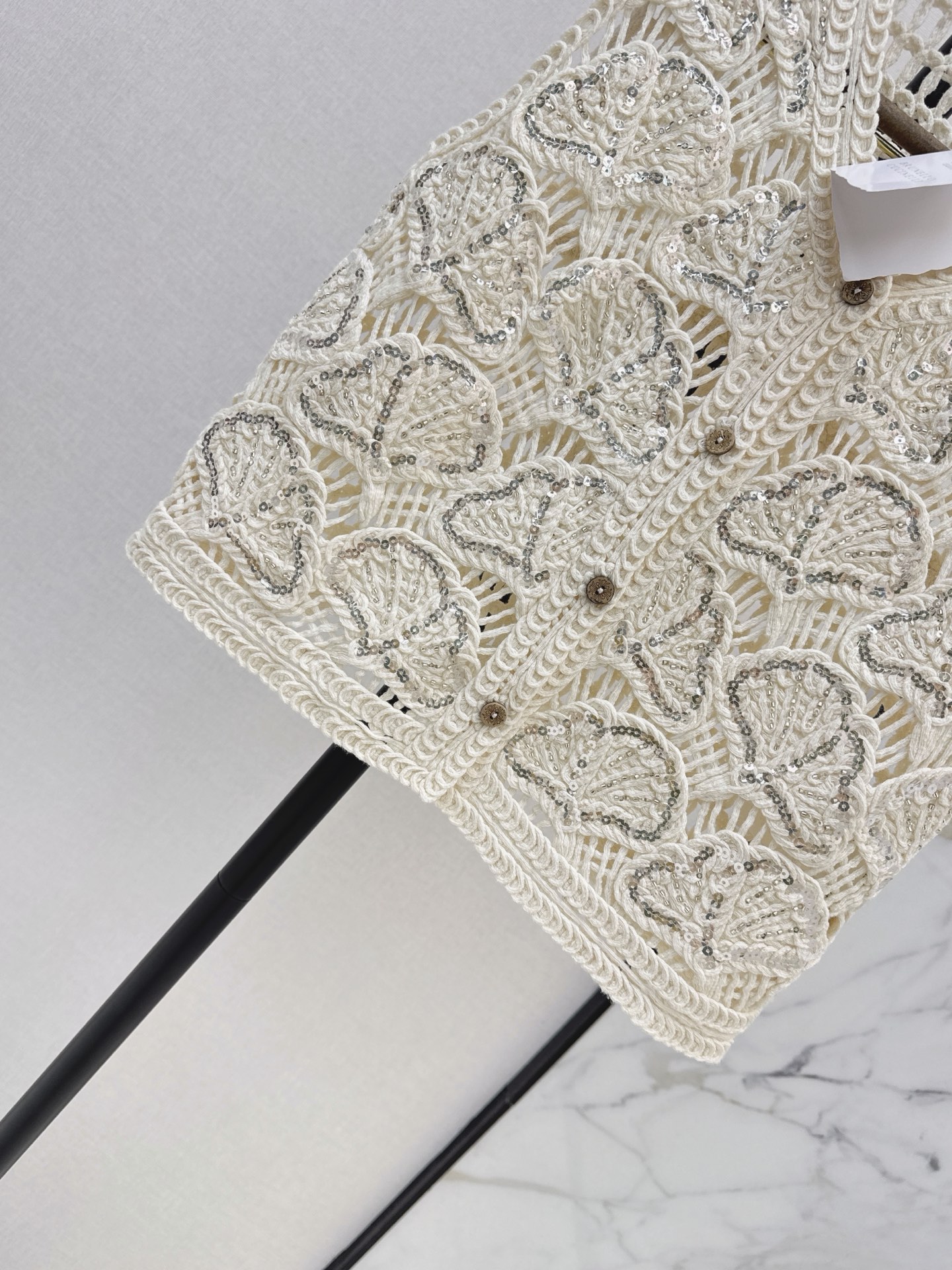 Brun 26ss crochet vest