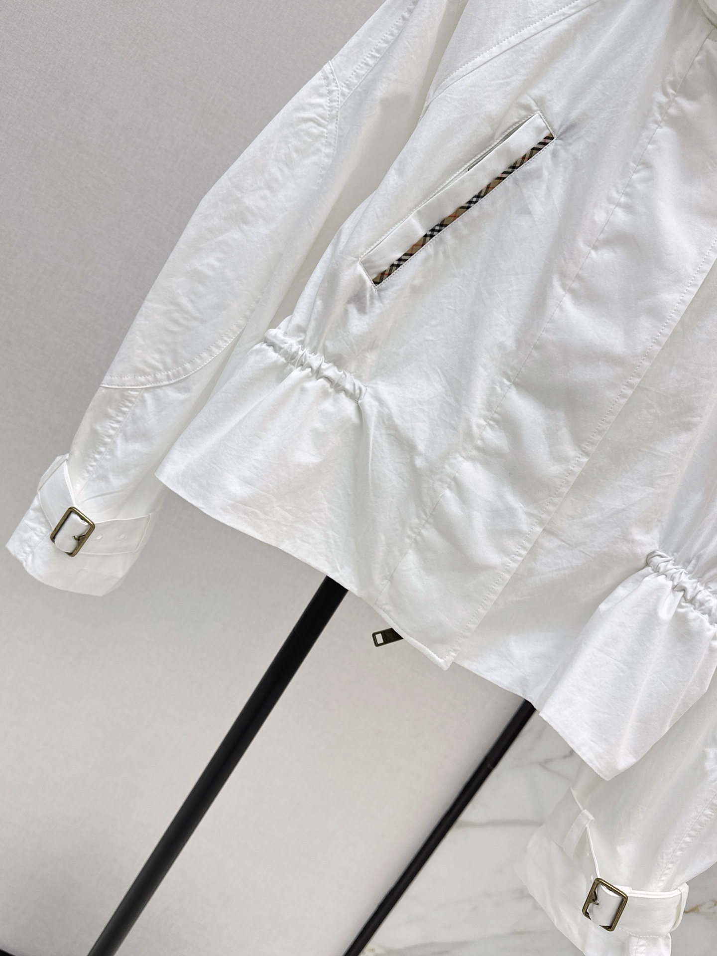 Bur 26fw hooded trench coats