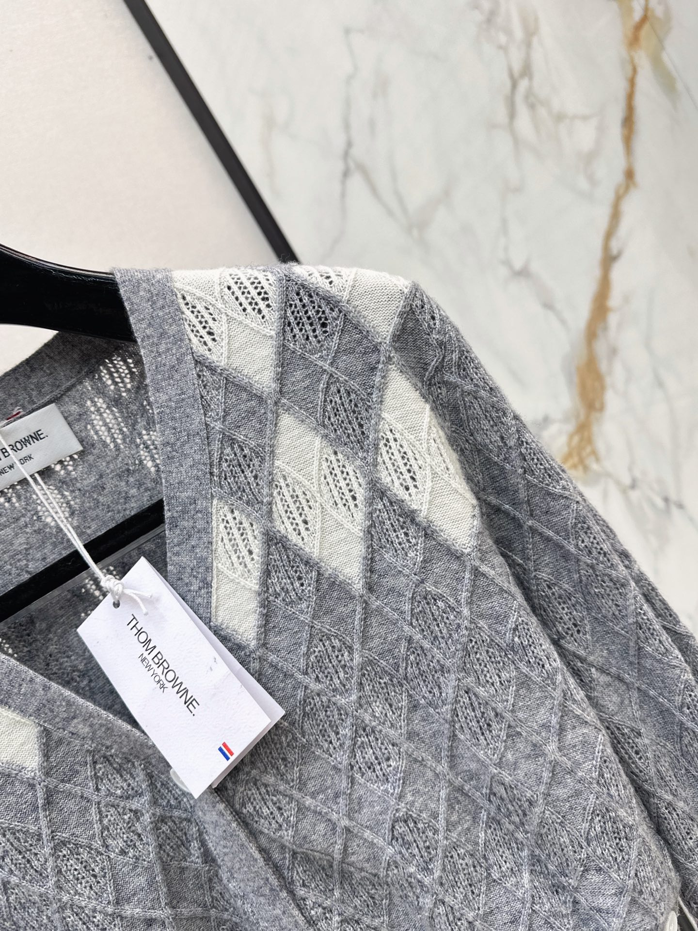 Thom 26fw jacquard cardigan