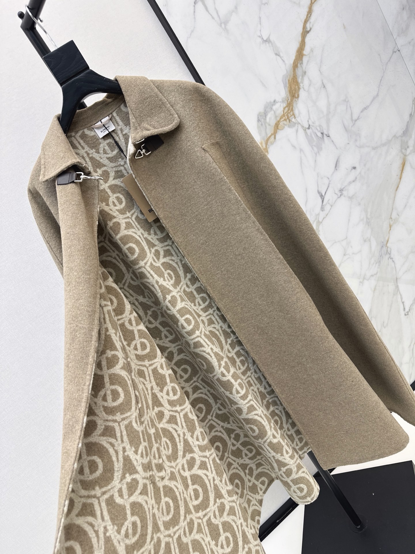 Bur 26fw woolen cape overcoats