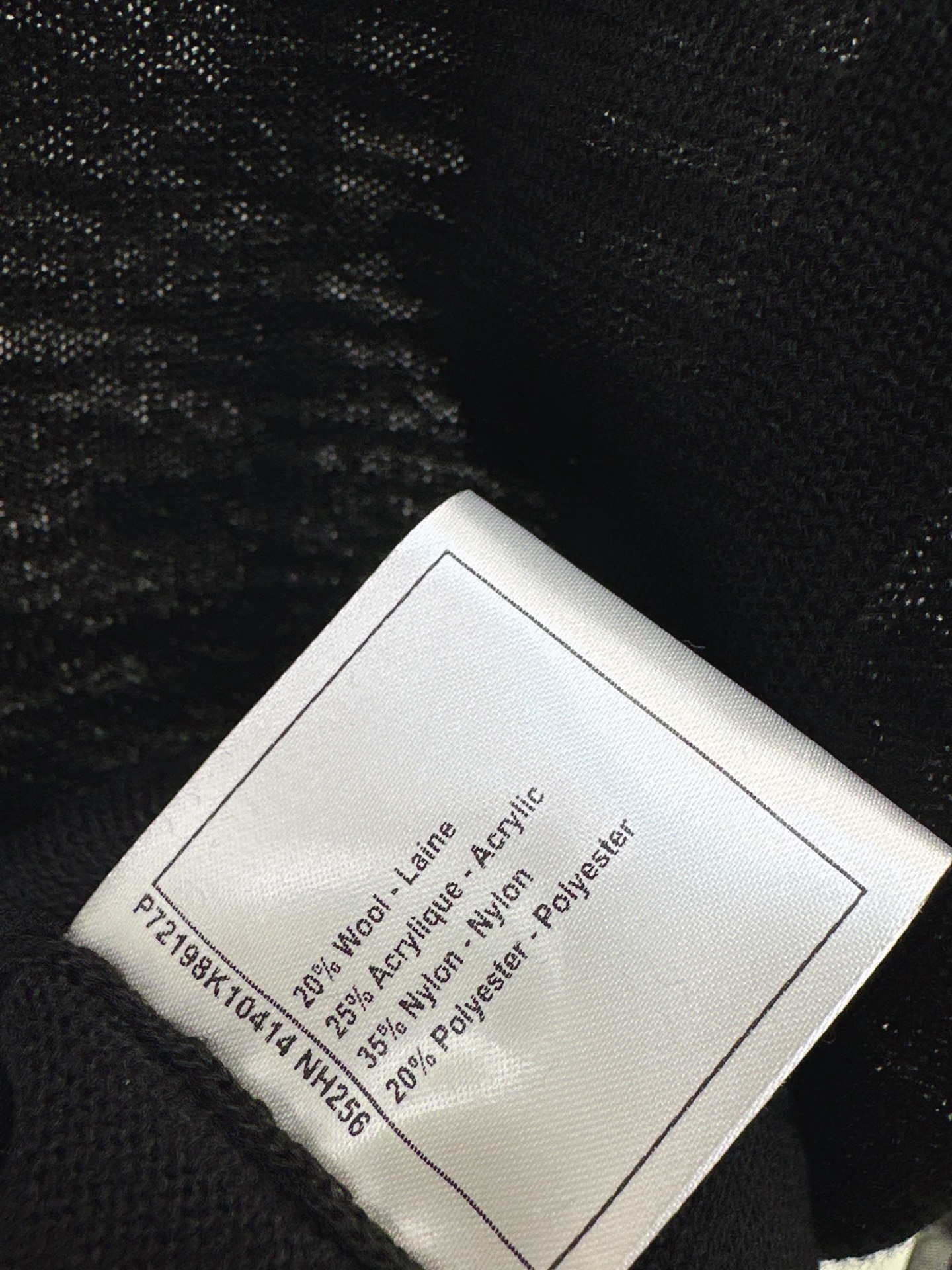 Chan 26ss 2in1 meash knitwear