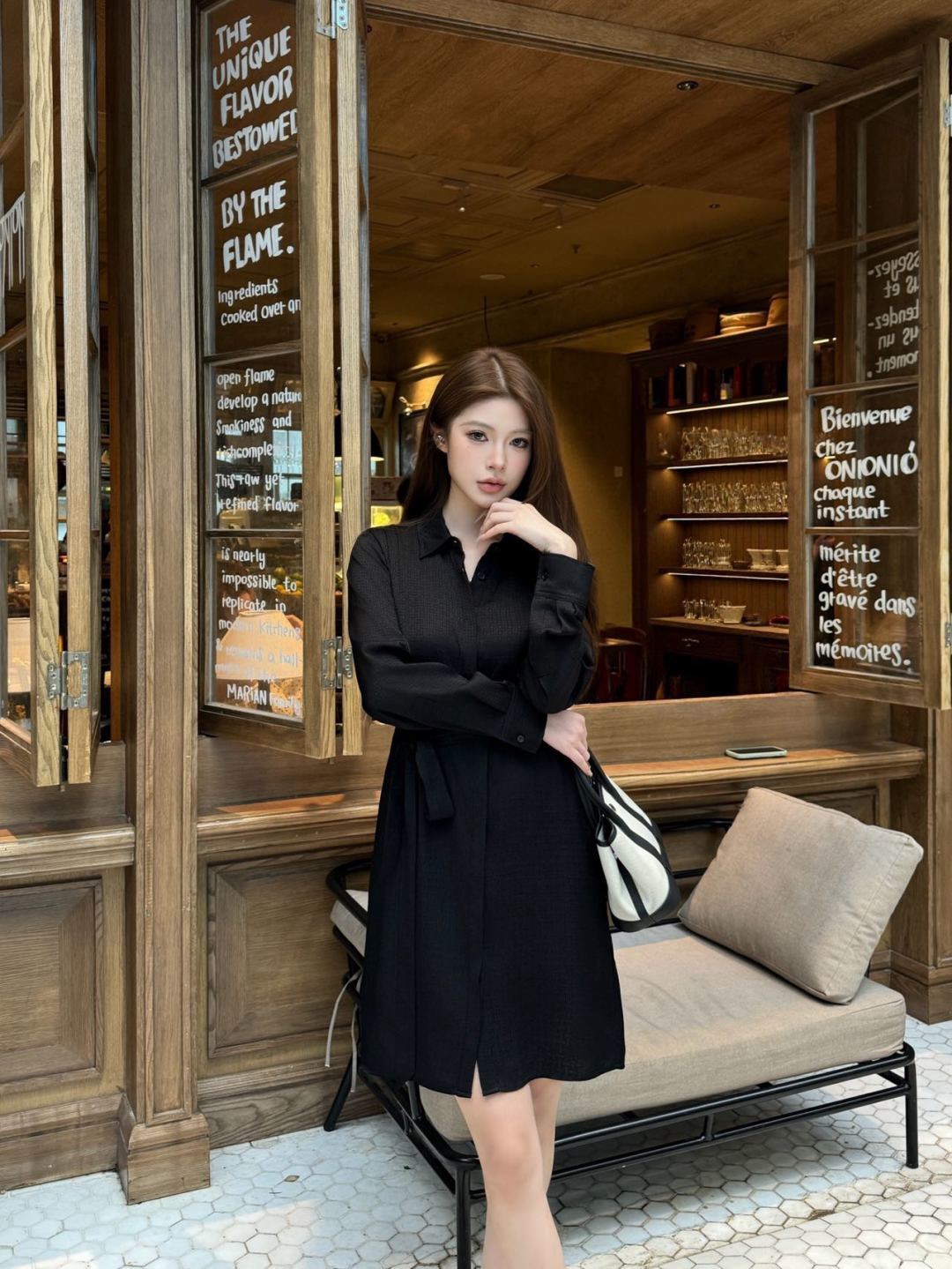 Her 26ss jacquard dress