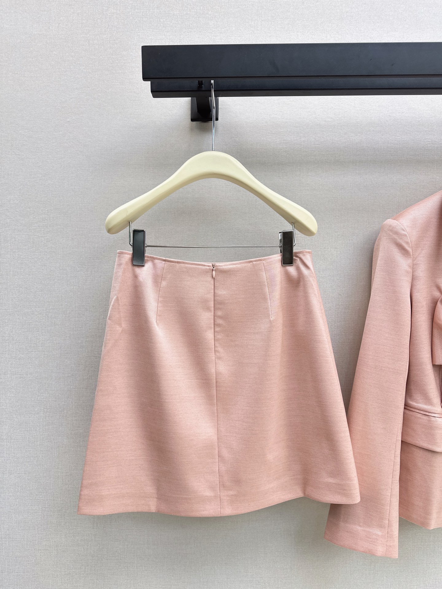 Chan 26fw bow blazer A-line skirt sets