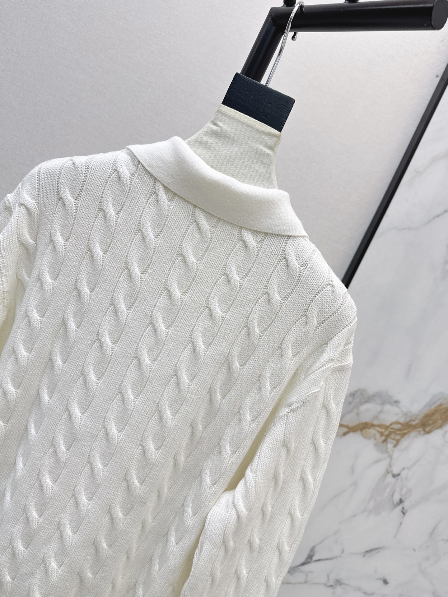 Ralp 26fw cable knit top