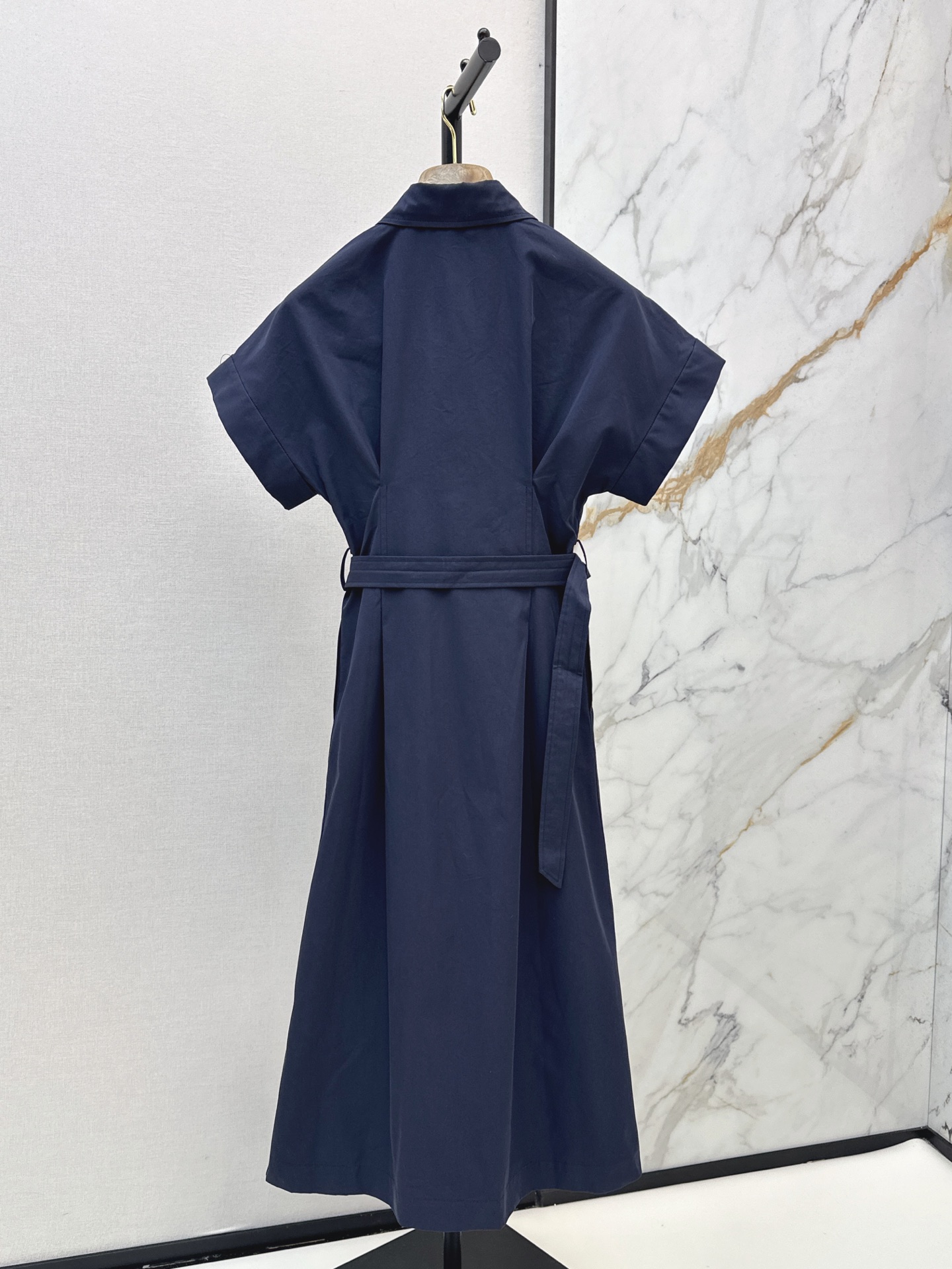 Brun 26ss belted shirt dress