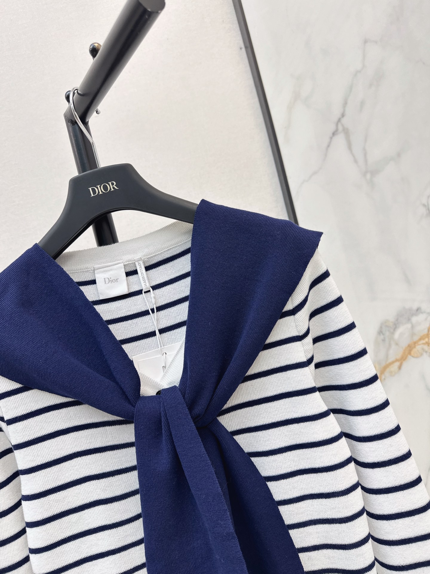 CD 26fw stripe knit cardigan