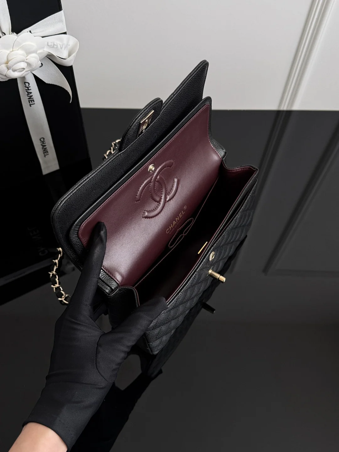 Chan cf23 chain shoulder bag